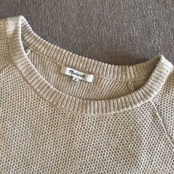 Madewell Sweaters - Madewell split back crew neck sweater